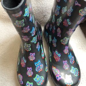 Owl Rainboots
